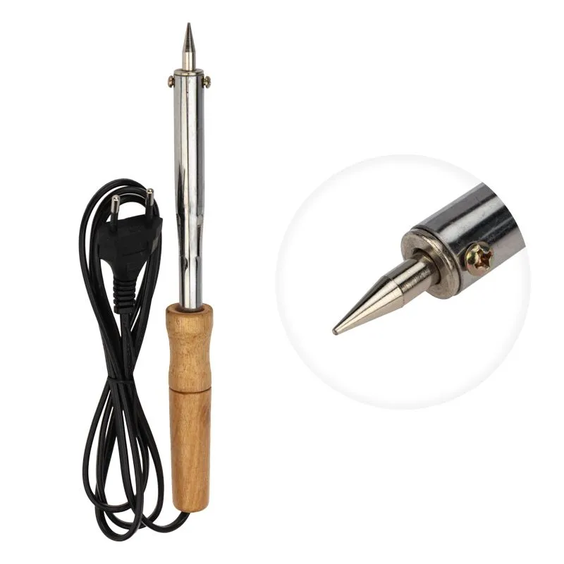 Паяльник с деревянной ручкой, серия WOOD, 100Вт, 230В, блистер PROconnect - Фото 3