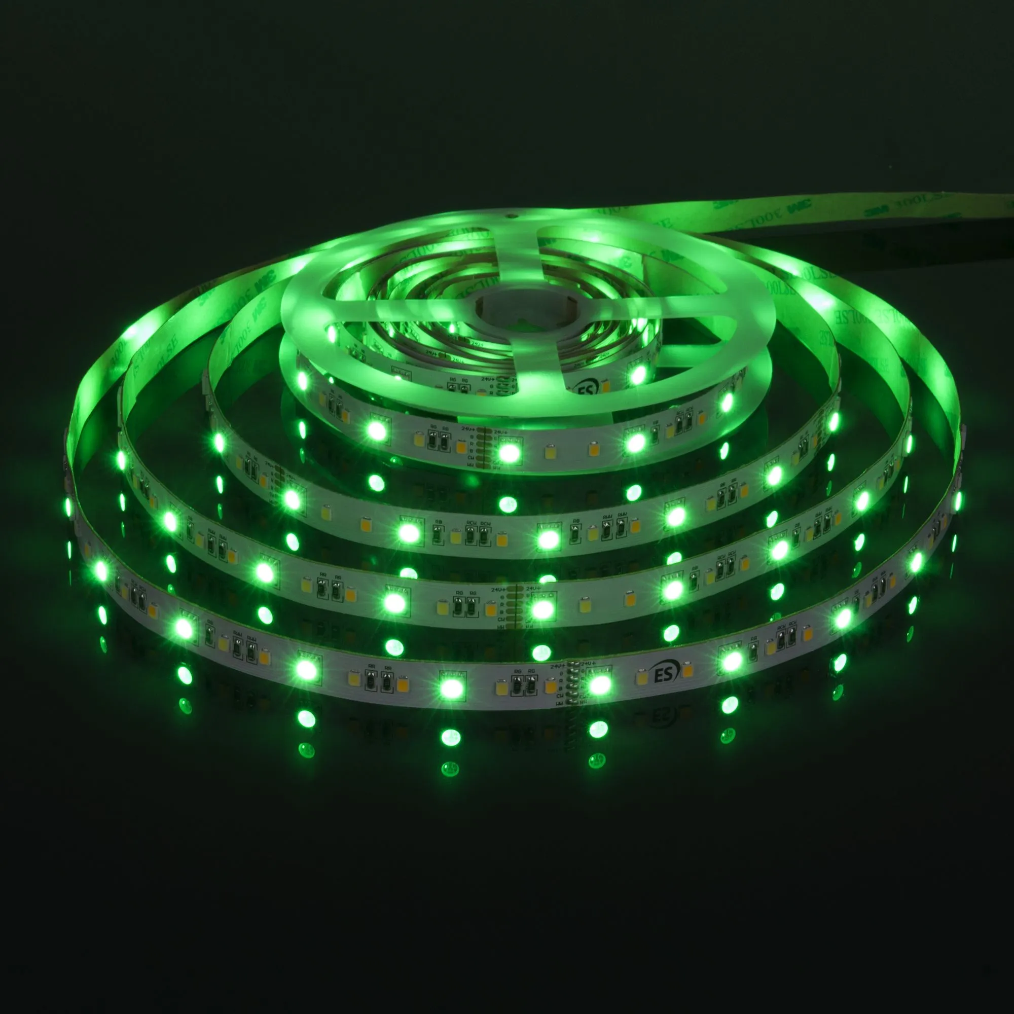 Лента светодиодная 24V 16W 90Led 5050+2835+2835 IP20 MIX RGB/теплый белый/холодный белый, 5м Elektro - Фото 4