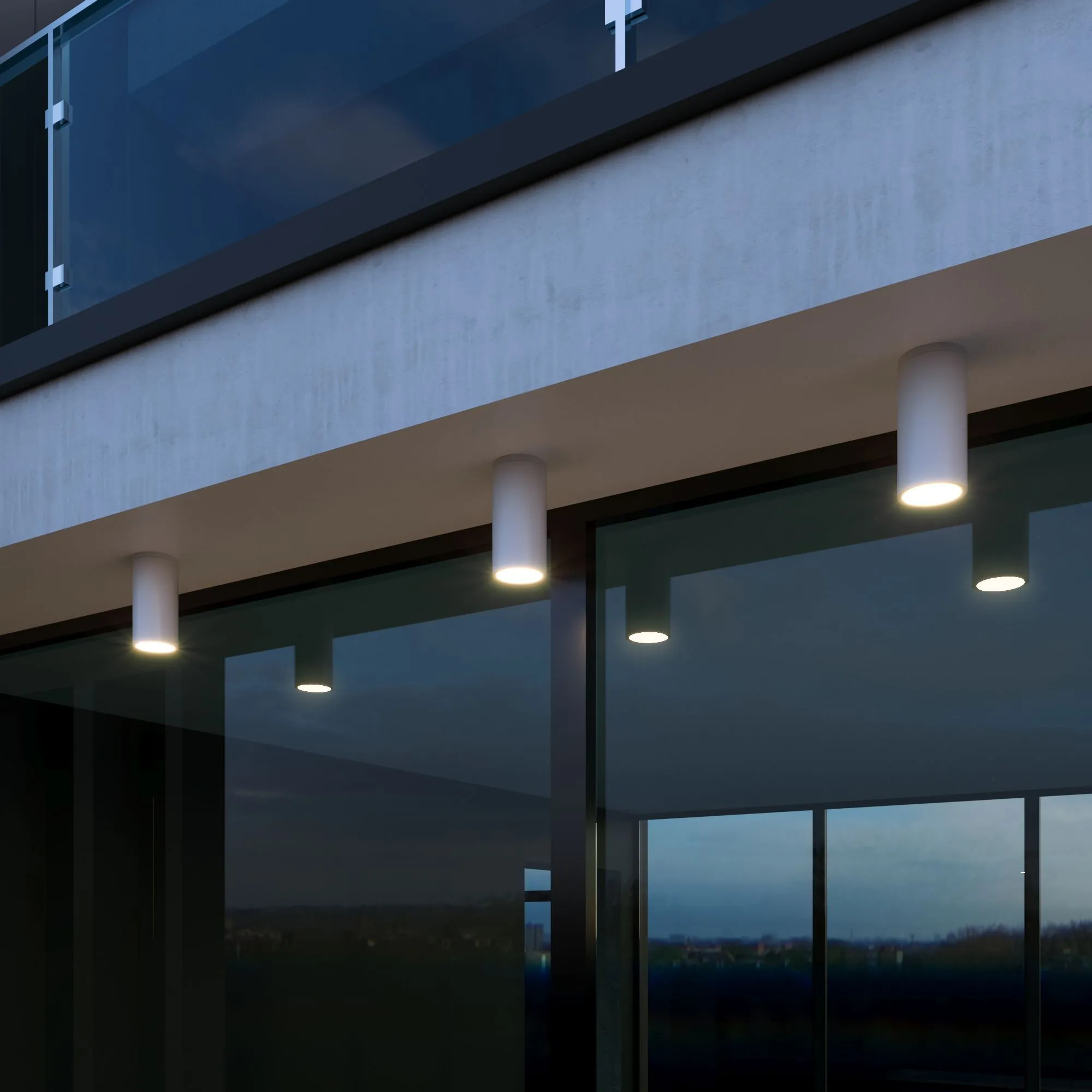 Светильник уличный потолочный Light LED 2102 IP65 35129/H белый Elektrostandard