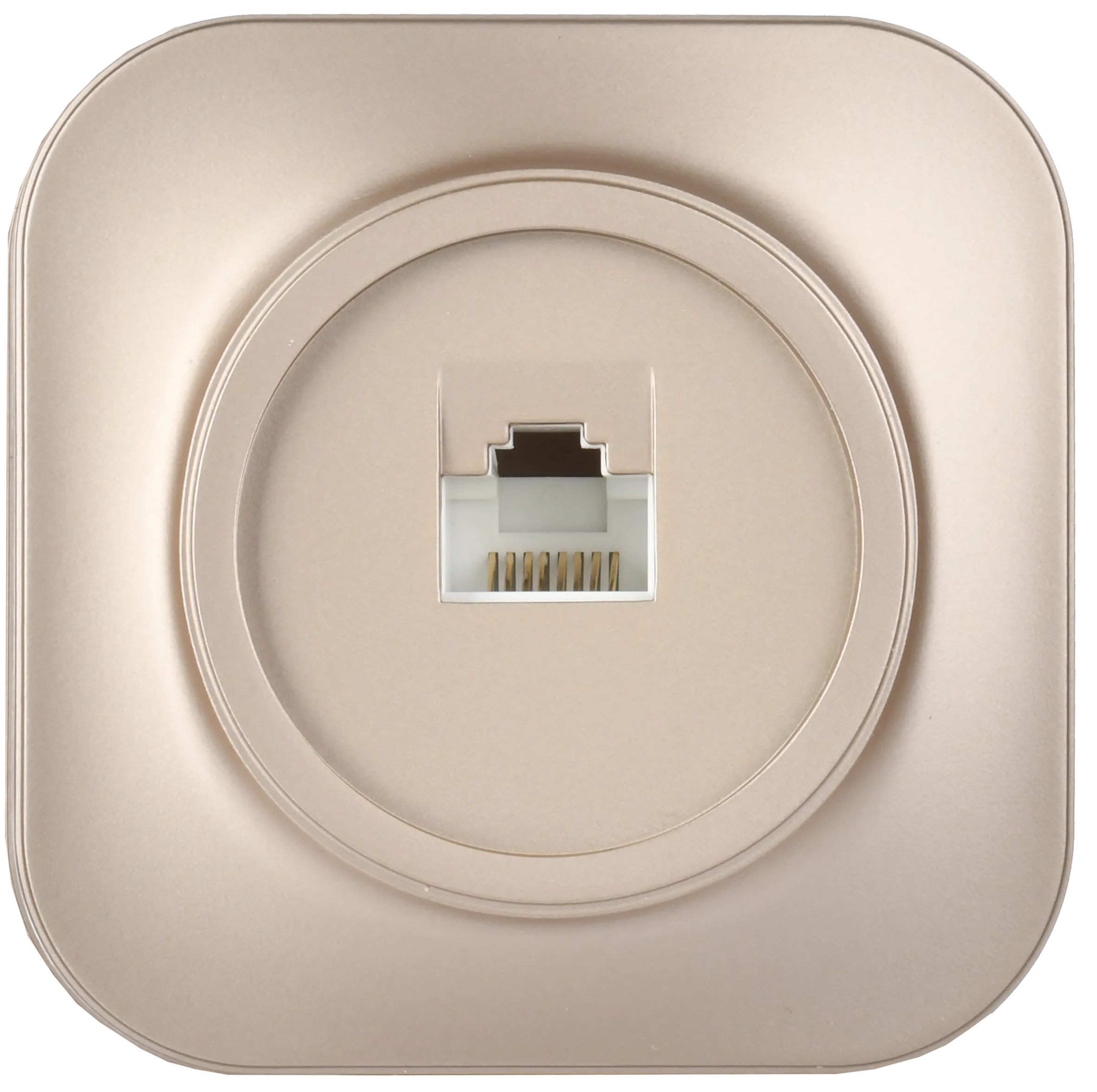 GLORY Розетка для открытой установки компьютерная RJ45 кат.5E РК10-ХШм шампань матовый IEK - Фото 3