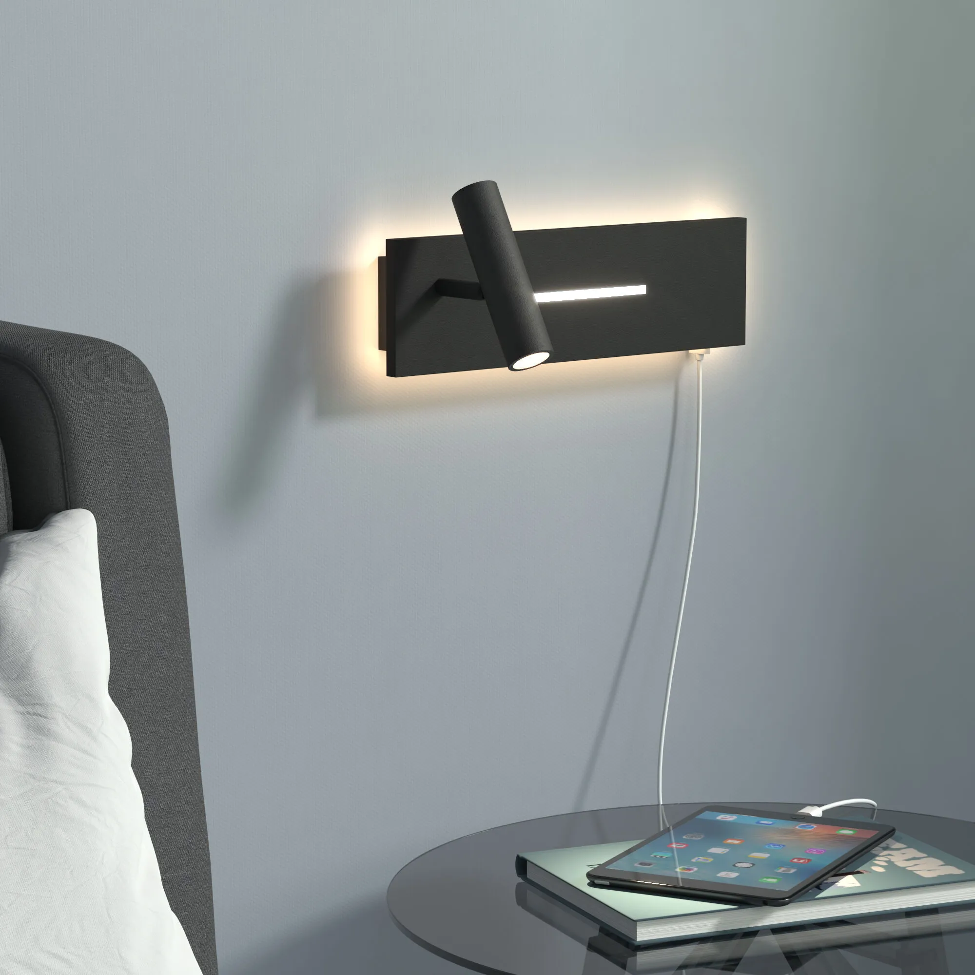 Светильник светодиодный настенный Tuo LED MRL LED 1117 черный Elektrostandard - Фото 2