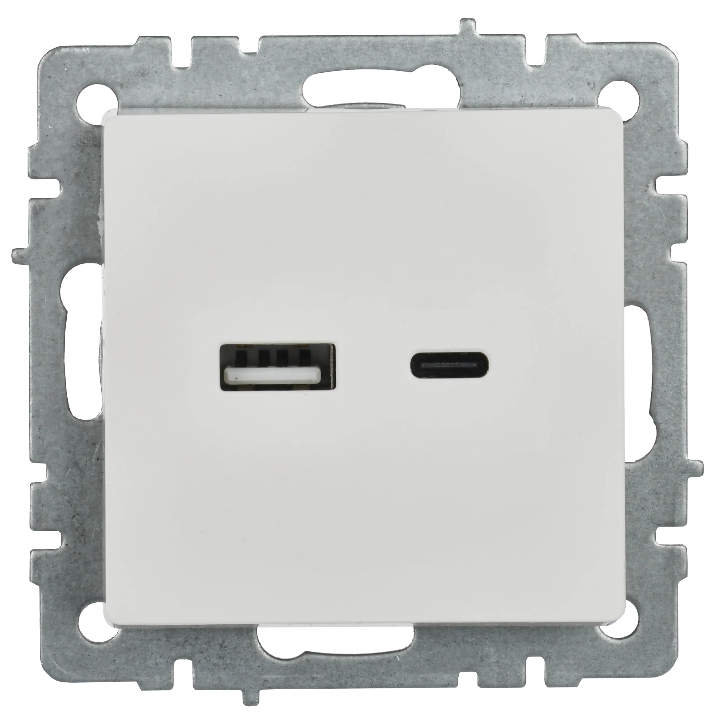 BRITE Розетка USB A+C 18Вт РЮ11-1-БрБ белый IEK - Фото 6