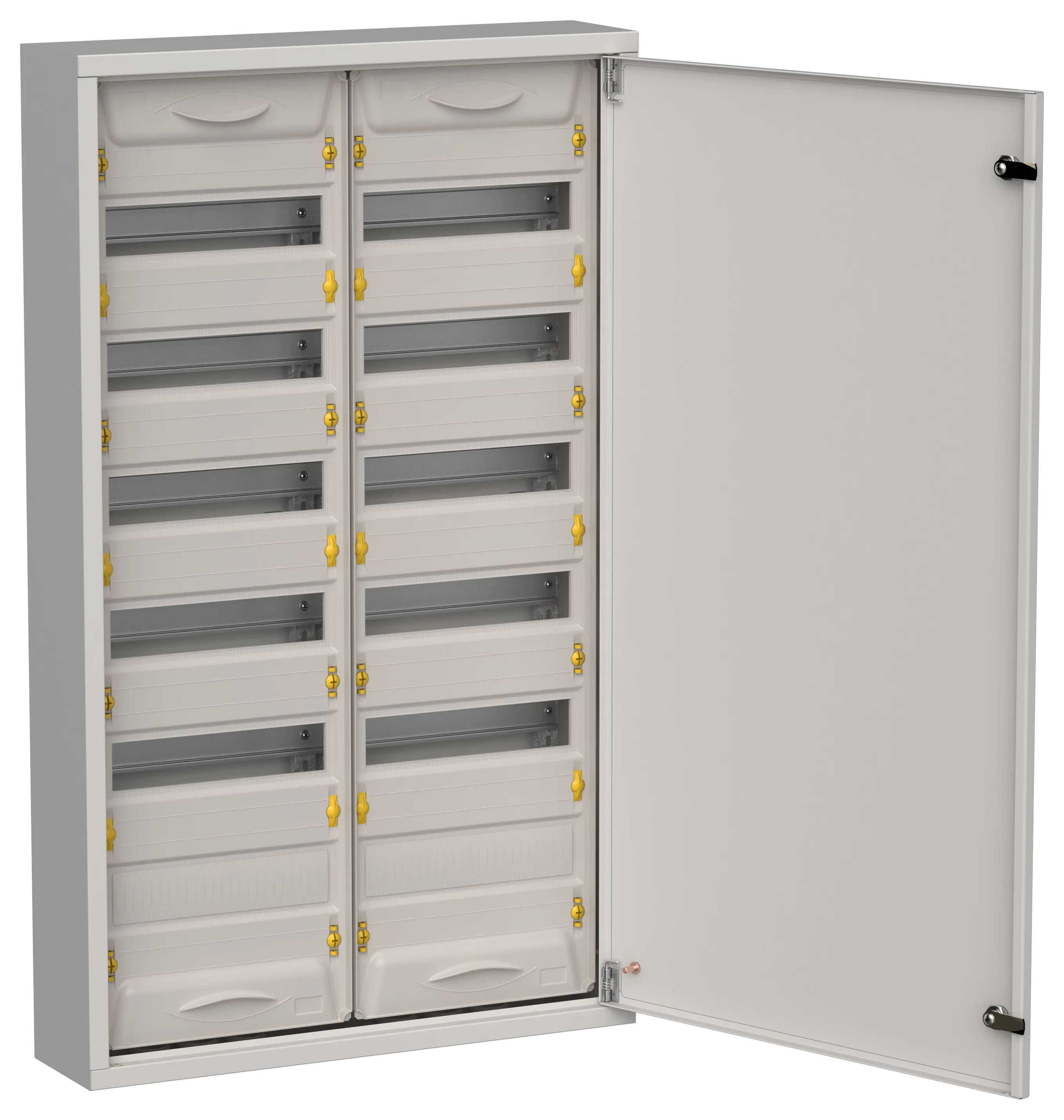 TITAN 5 Корпус металлический ЩРн-144 (2х72) 960х570х140мм IP31 серый (одна дверь) IEK