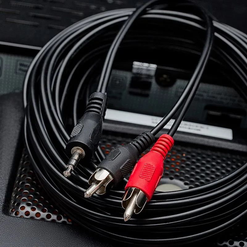 Шнур Стерео 3,5мм - 2 RCA, 7м REXANT - Фото 2