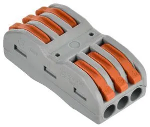 Строительно-монтажная клемма СМК 222-4133 проходная (50шт/упак) IEK UKZ20-4133-050