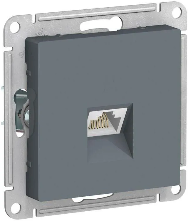 Розетка компьютерная AtlasDesign RJ45 кат.6A механизм грифель SE ATN000786