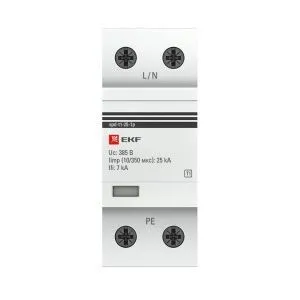 УЗИП Т1 Iimp 25kA (10/350μs) 1P EKF