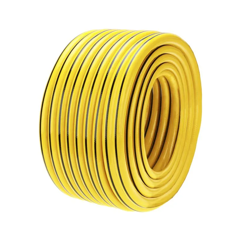 Шланг поливочный ПВХ 3-х слойный армированный 3/4" 50м Профи Плюс ЧЕТЫРЕ СЕЗОНА