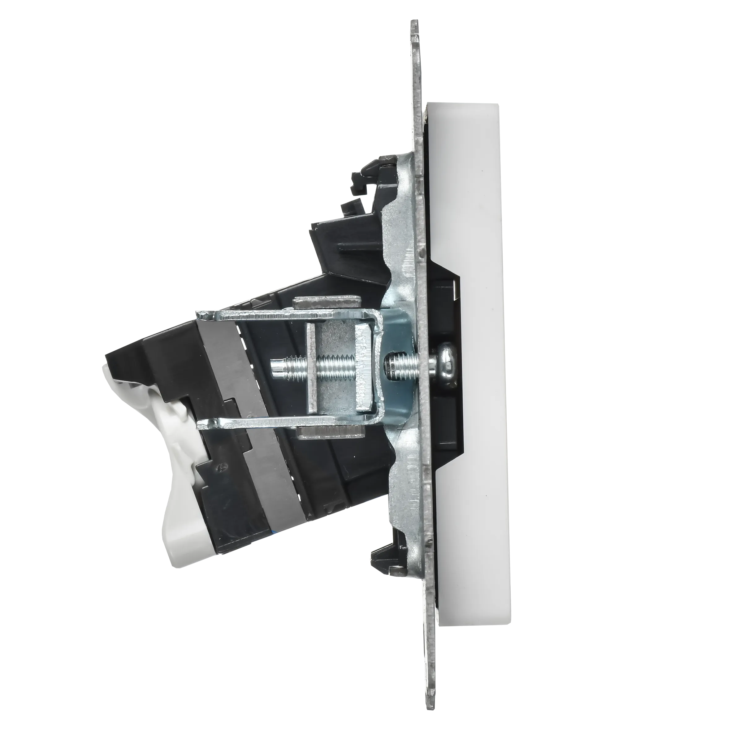 BRITE Розетка компьютерная двойная кат.5E RJ45 РК10-2-БрАБ арктический белый IEK - Фото 5