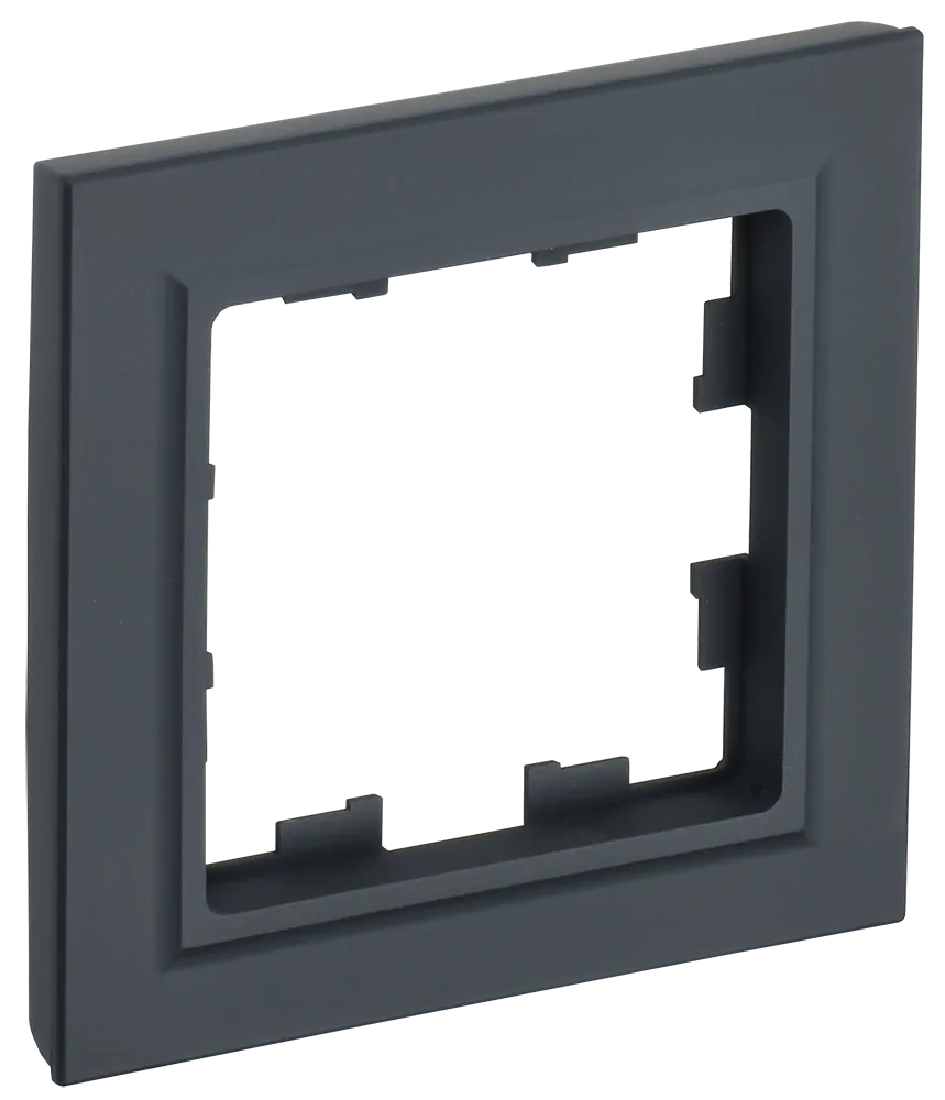 BRITE Рамка 1-местная РУ-1-БрГ графит IEK