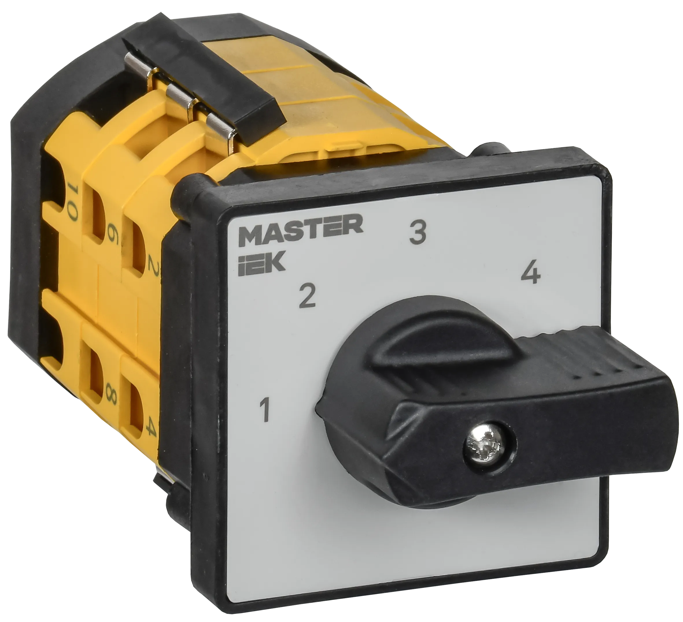 Переключатель кулачковый стандартная рукоятка 10А схема 84 IEK MI-CS10-010-084