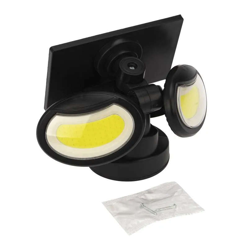 Светильник прожекторный NEW AGE 4000K, со встроенным аккумулятором, солнечной панелью, датчиками движения и освещенности LAMPER - Фото 3