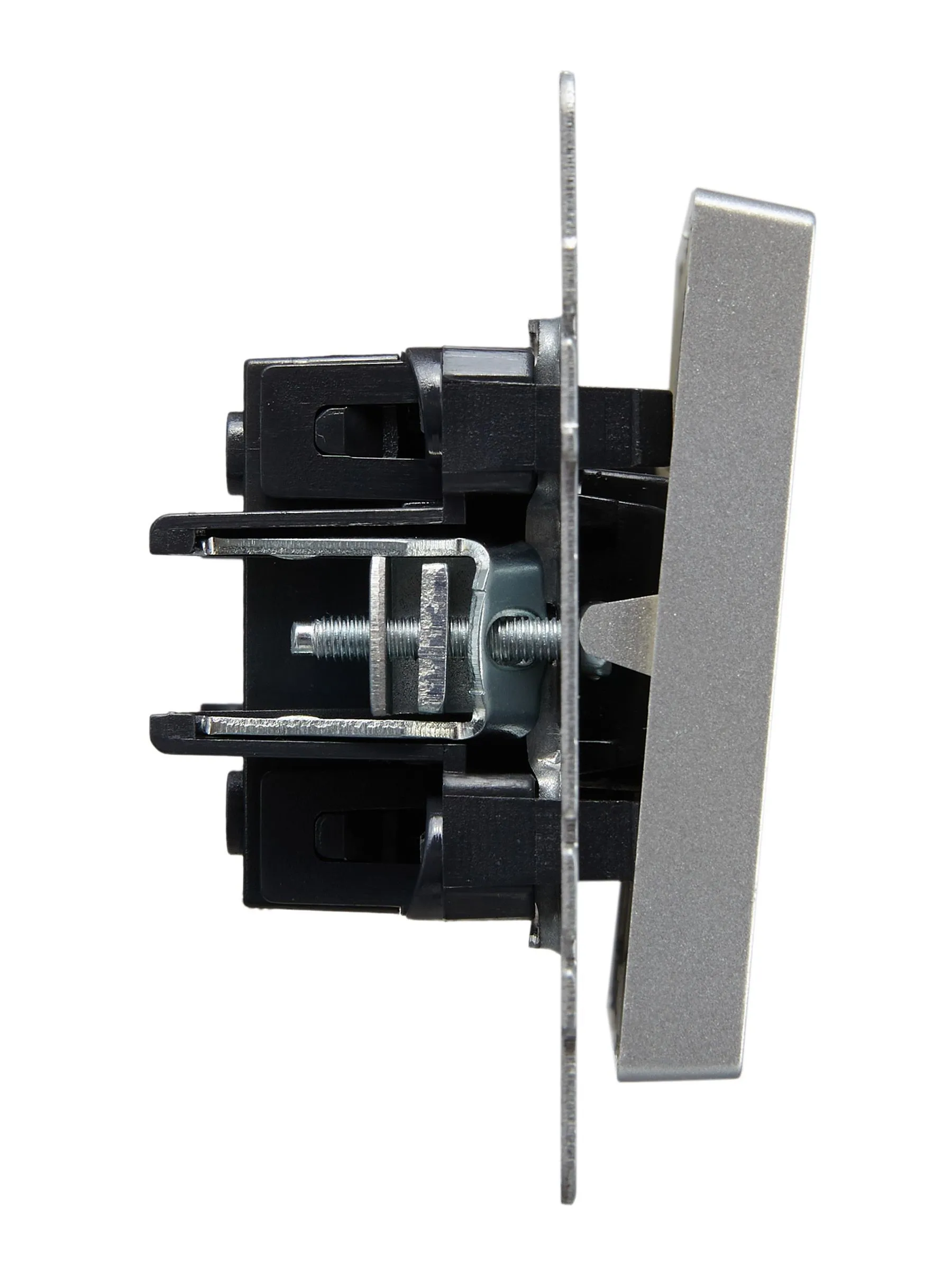 BRITE Выключатель 3-клавишный 10А ВС10-3-0-БрА алюминий IEK - Фото 5