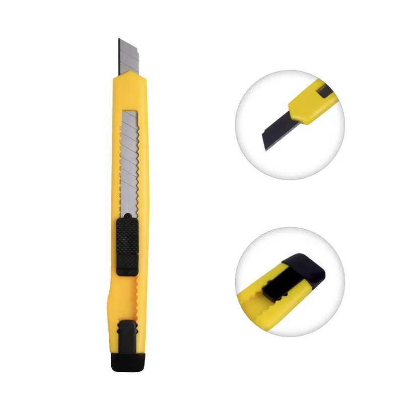 Нож с сегментированным лезвием 9мм, корпус пластик, c клипсой REXANT - Фото 3