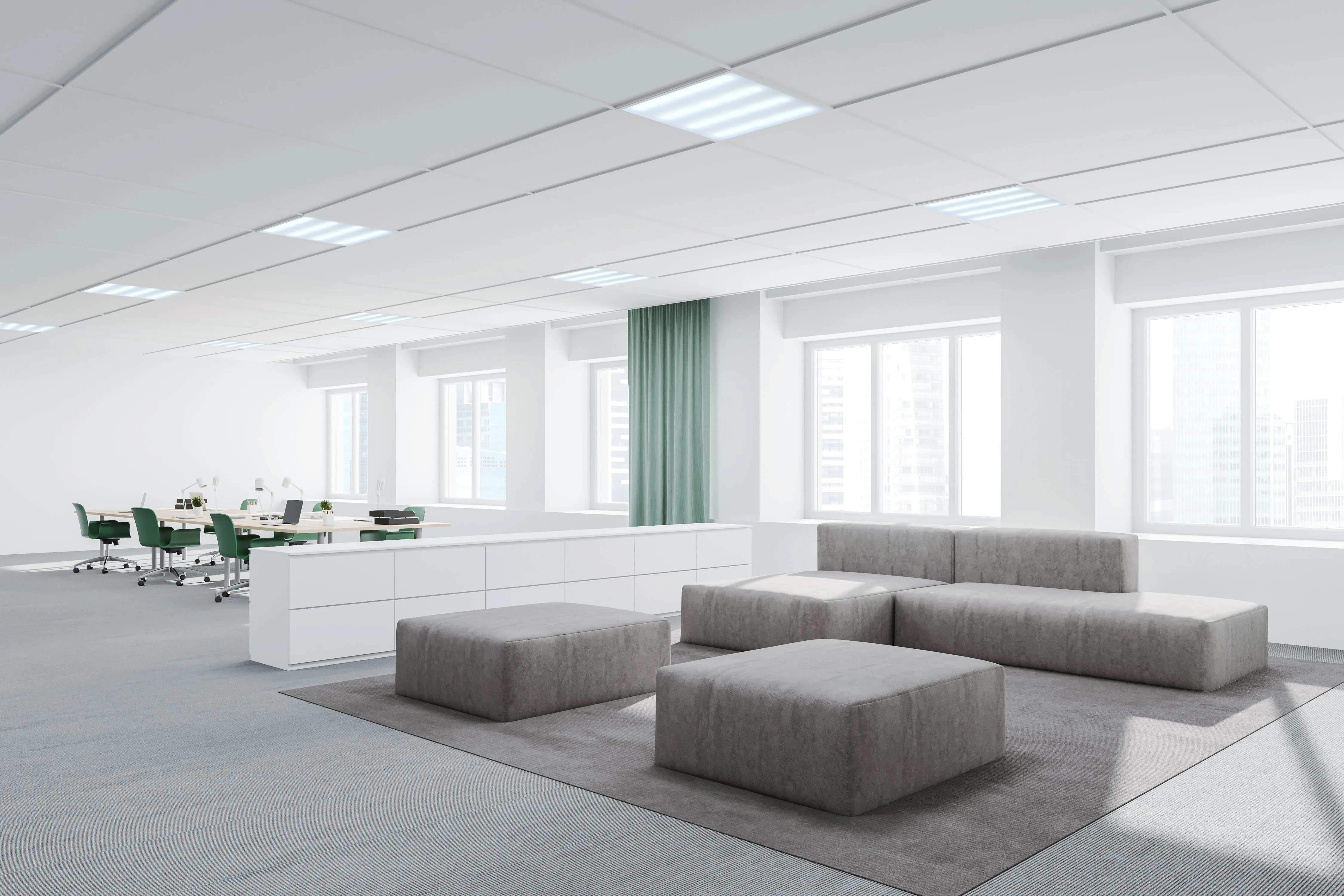 LIGHTING PRO Светильник светодиодный ДВО 1001A 45Вт 6500К IP40 595х595мм опал БАП 3ч IEK - Фото 3