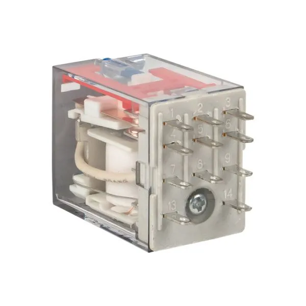 Реле промежуточное с кнопкой и мех. Индикацией RPAt 22/3 10A 24В DC EKF - Фото 5