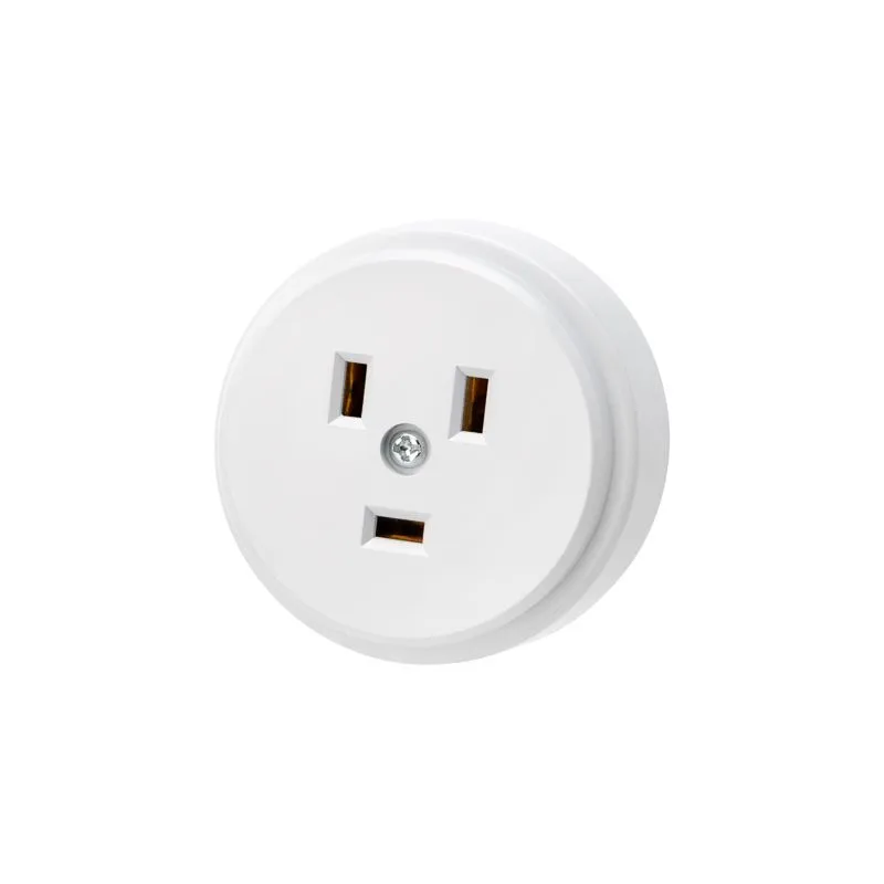 Розетка РШ для электрической плиты 32А, 250В, 2Р+РЕ (ОУ) белая REXANT - Фото 2