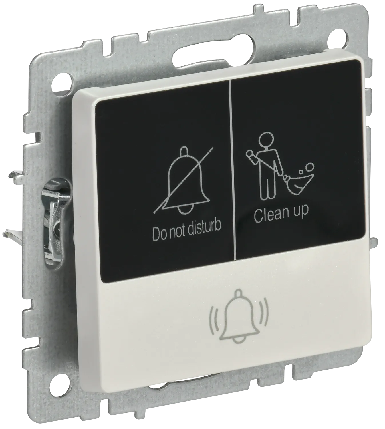 BRITE Кнопка звонка с индикацией для отелей 10А ВС10-1-9-БрЖ жемчуг IEK BR-V14-2-10-K36