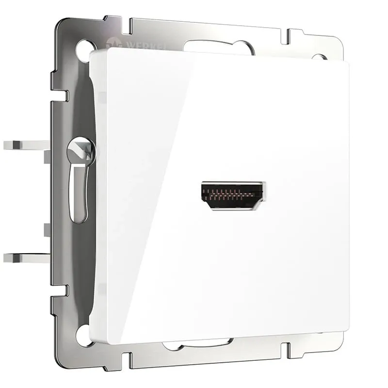 Розетка HDMI (белый) Werkel