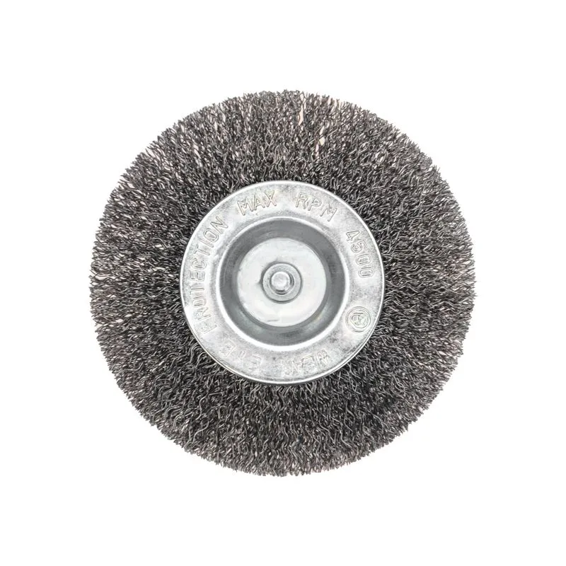 Щетка дисковая для дрели, витая стальная проволока, 100мм KRANZ - Фото 3