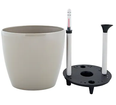 Вазон с поливом ЧЕТЫРЕ СЕЗОНА Матильда 20х18 см, 4.1 л, цвет какао 114094 71-9042