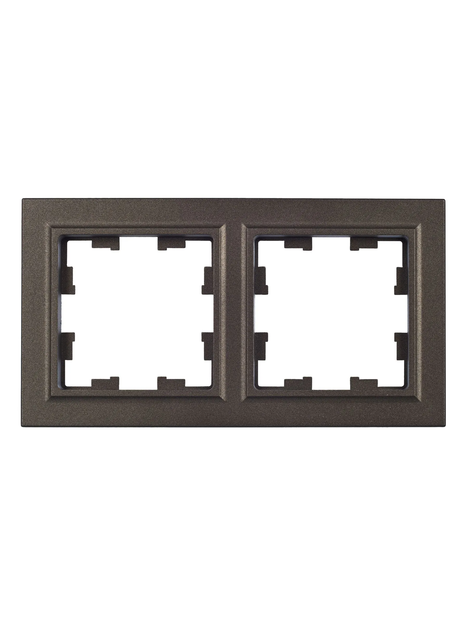 BRITE Рамка 2-местная РУ-2-БрТБ темная бронза IEK - Фото 5