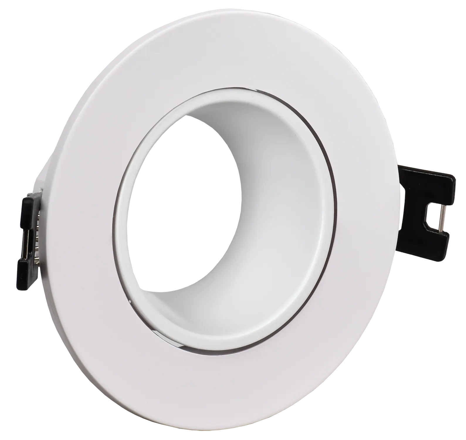 LIGHTING Светильник 4104 встраиваемый под лампу MR16 круг пластиковый белый IEK