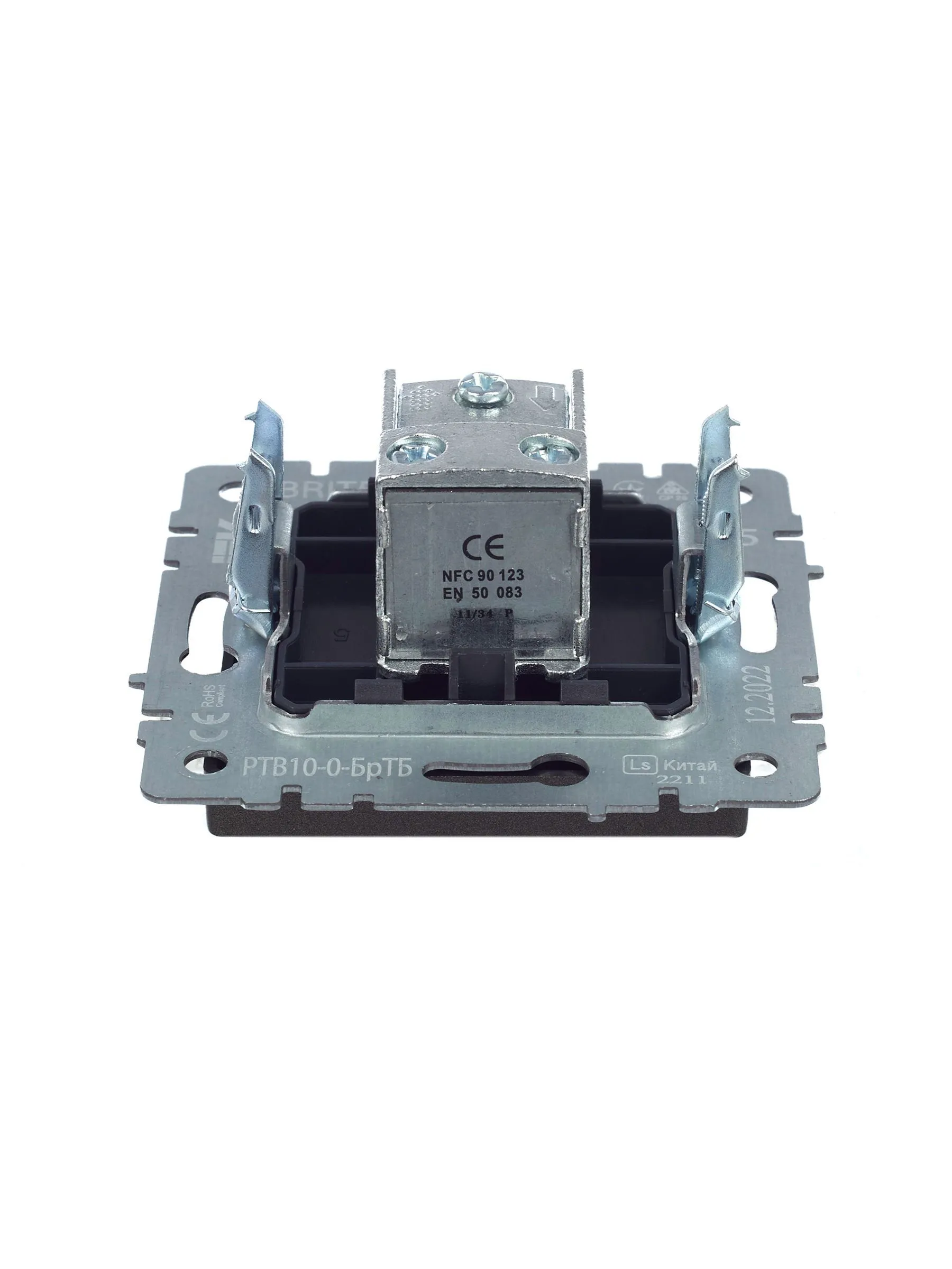 BRITE Розетка TV проходная РТВ10-0-БрТБ темная бронза IEK - Фото 8