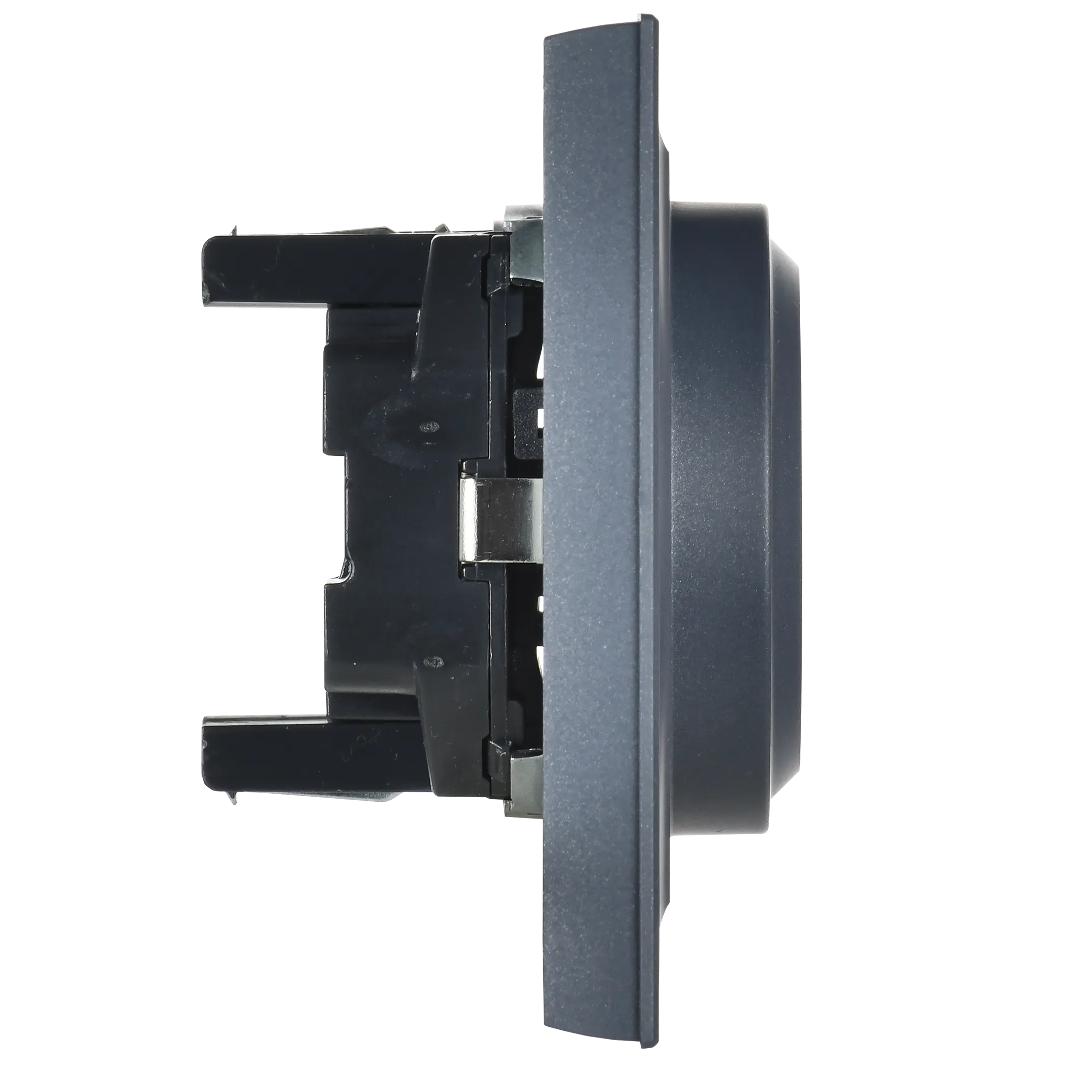 BRITE Розетка 2-местная с заземлением без защитных шторок 16А в сборе РС12-3-БрМ маренго IEK - Фото 4