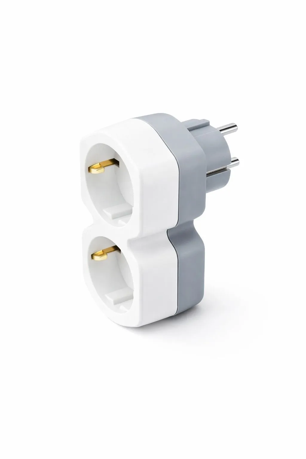 Сетевой разветвитель 2 гнезда с/з, с защитными шторками, 16A, 250V, белый DEKRON для электропроводки - Фото 4