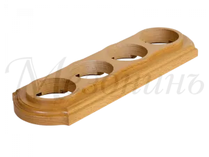 Рамка  четырехместная "Элегант" , цвет - без тонировки, ТМ "МезонинЪ" GE70704-00 GE70704-00