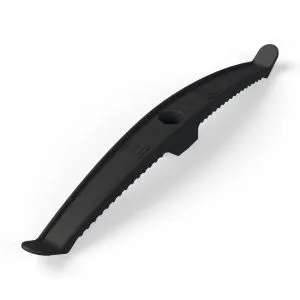 Держатель кабеля двусторонний для прямого монтажа черный (20шт/уп) Промрукав PR13.0383