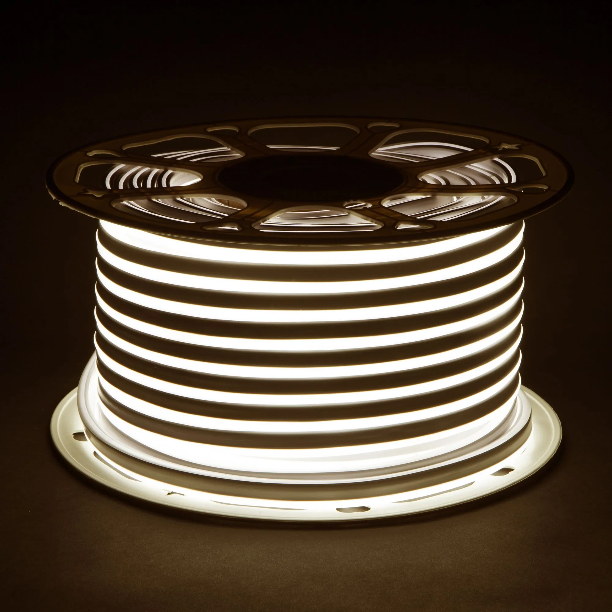 Гибкий неон светодиодный 220V 9,6W 120Led 2835 IP67 односторонний дневной белый, 50 м Elektrostandar - Фото 2