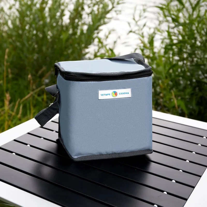 Сумка-холодильник (термосумка) 6л, 2 слоя утепления ЧЕТЫРЕ СЕЗОНА - Фото 2