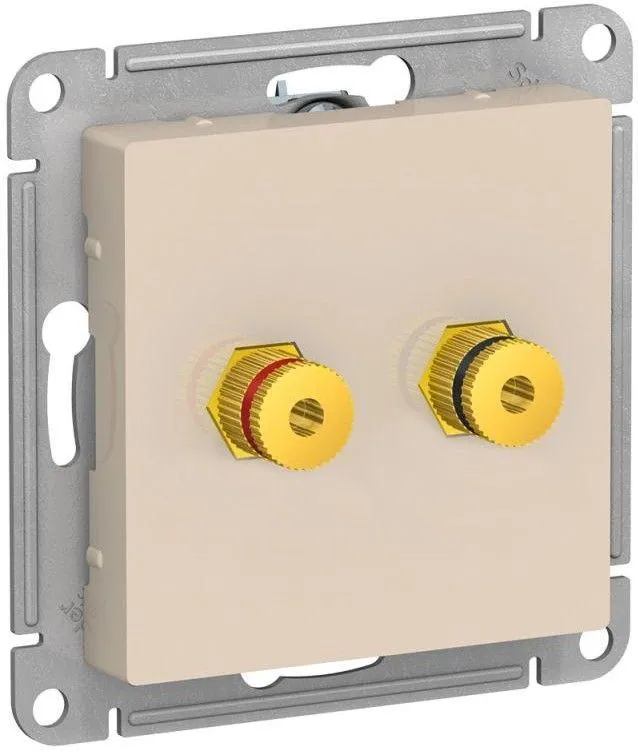 Розетка аудио 2-м AtlasDesign беж. SE ATN000287