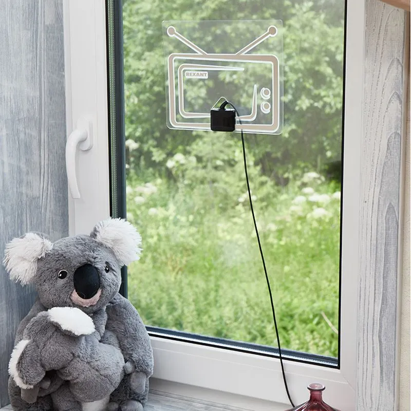 Антенна комнатная «Активная» для цифрового телевидения DVB-T2, Ag-717 REXANT - Фото 3