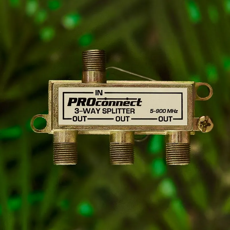 Делитель ТВх3 под F-разъем, 5-900МГц PROconnect - Фото 2