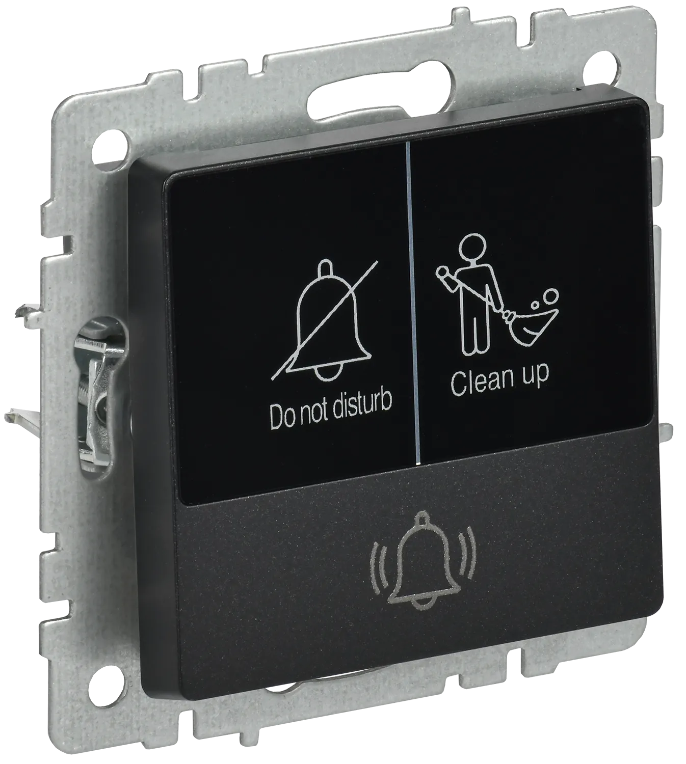 BRITE Кнопка звонка с индикацией для отелей 10А ВС10-1-9-БрЧ черный IEK