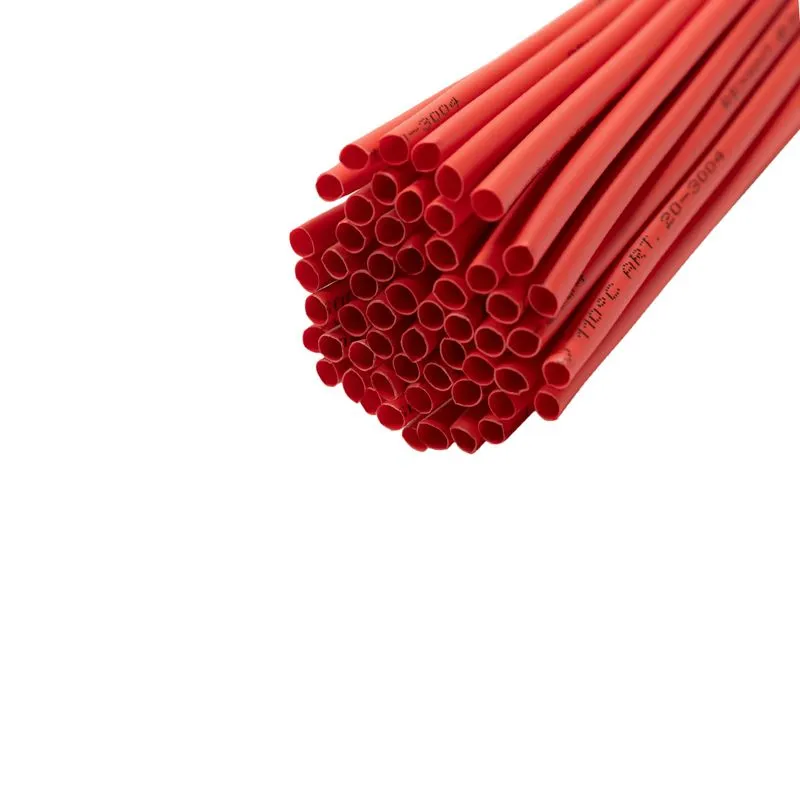 Трубка термоусаживаемая ТУТ нг 3,0/1,5мм, красная, упаковка 50 шт. по 1м REXANT - Фото 4