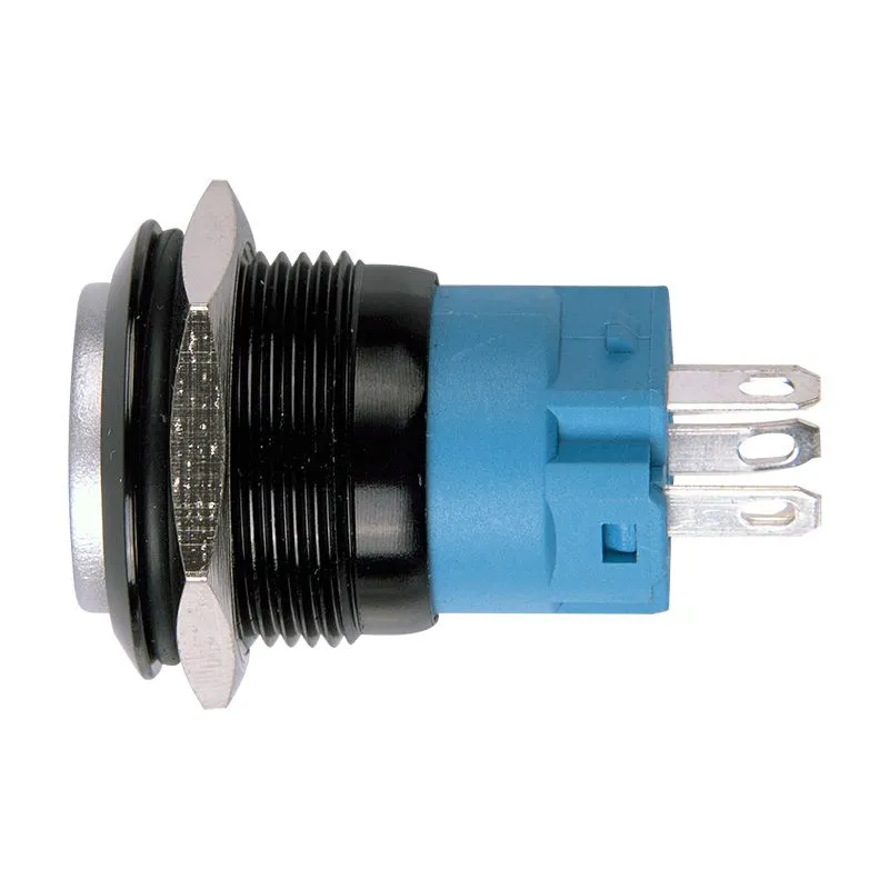 Кнопка  антивандальная Ø19 Фикс 12В (2с) ON-OFF зеленая (Противотуманки)  REXANT - Фото 3