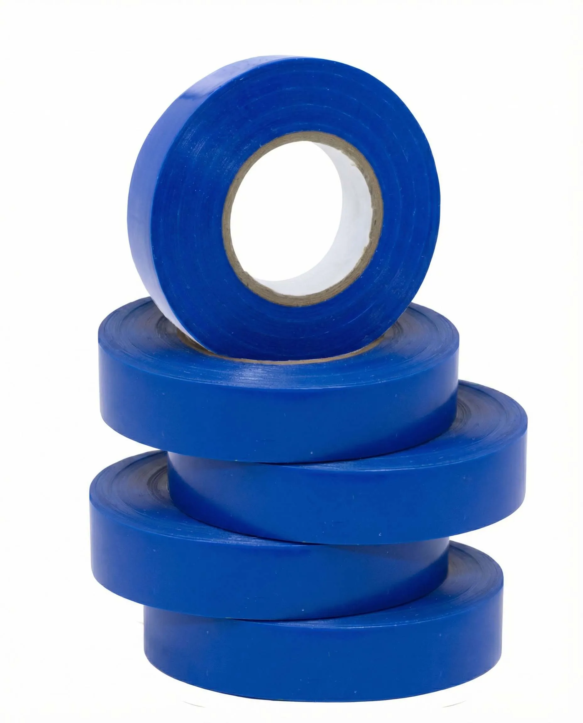 Изолента ПВХ 0,18х19мм, 20м профессиональная синяя (5шт/уп) DEKRON - Фото 4