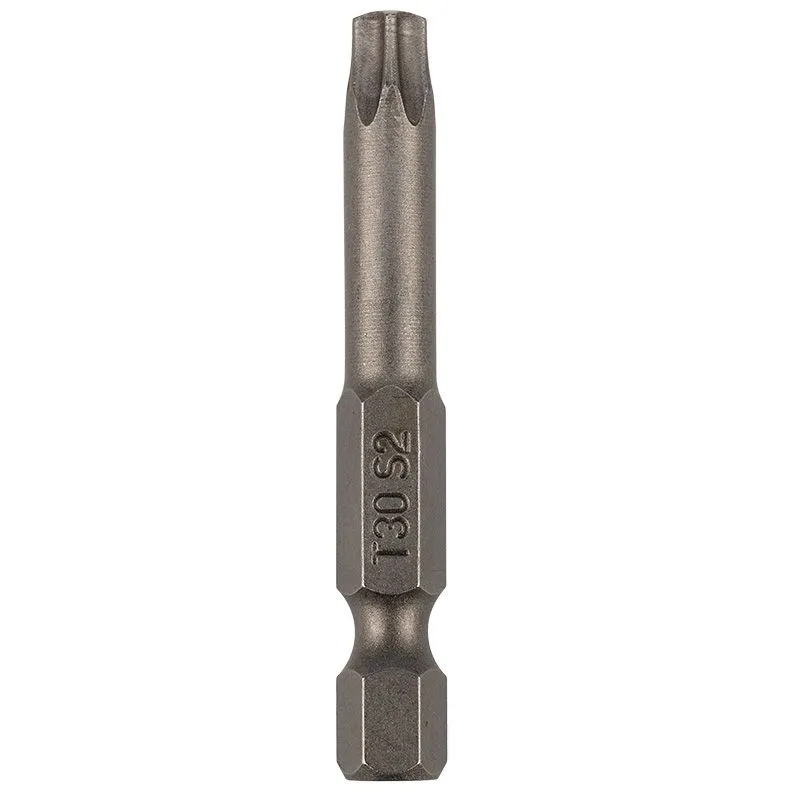 Бита Torx T-30, 50мм, для шуруповерта, сталь S2 (10 шт/уп) REXANT 92-0430