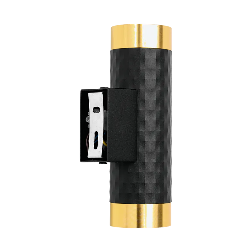 Накладной светильник WOLTA WSL-GU10/W10BG IP20 под лампу GU10 Чёрный/золото CELLA D55x170 1/30 - Фото 5