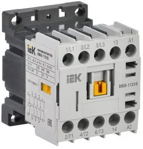 Миниконтактор МКИ-11210 12А 110В/АС3 1NO IEK для управления электросетью