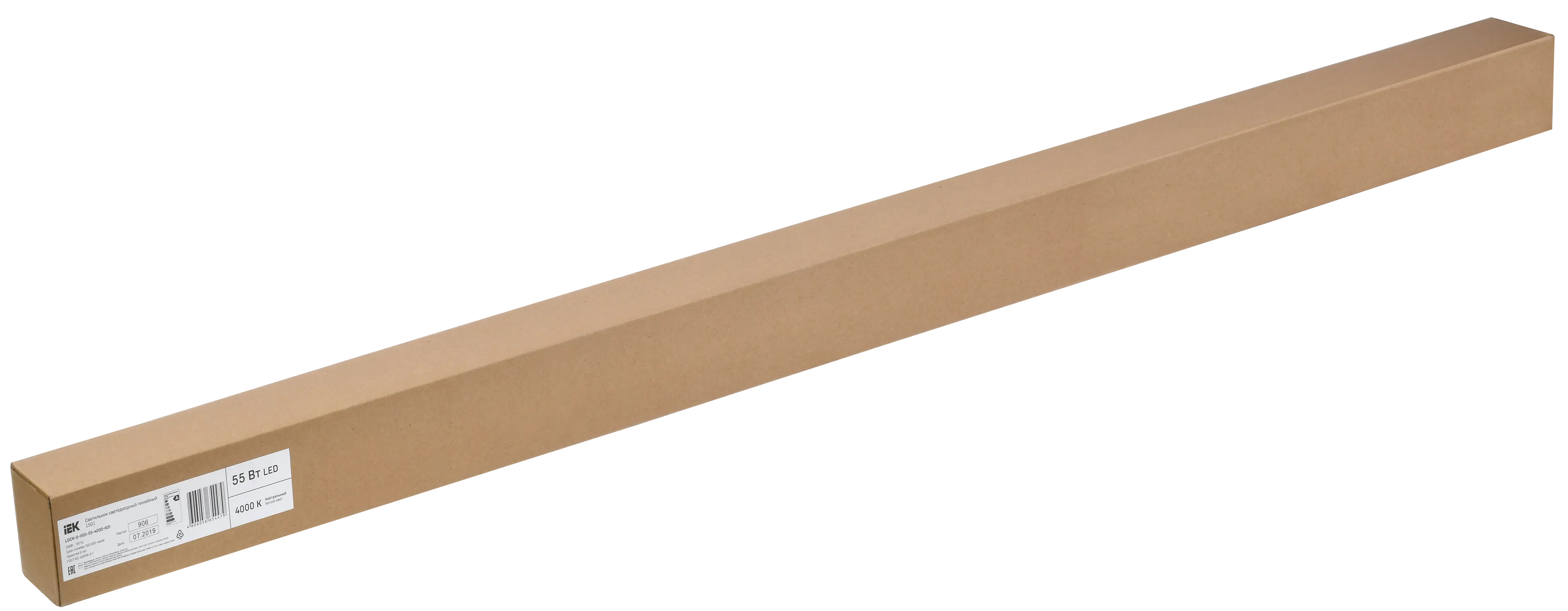 PRO Светильник светодиодный линейный 1501 55Вт 4000К 1500х76х63мм IEK - Фото 2