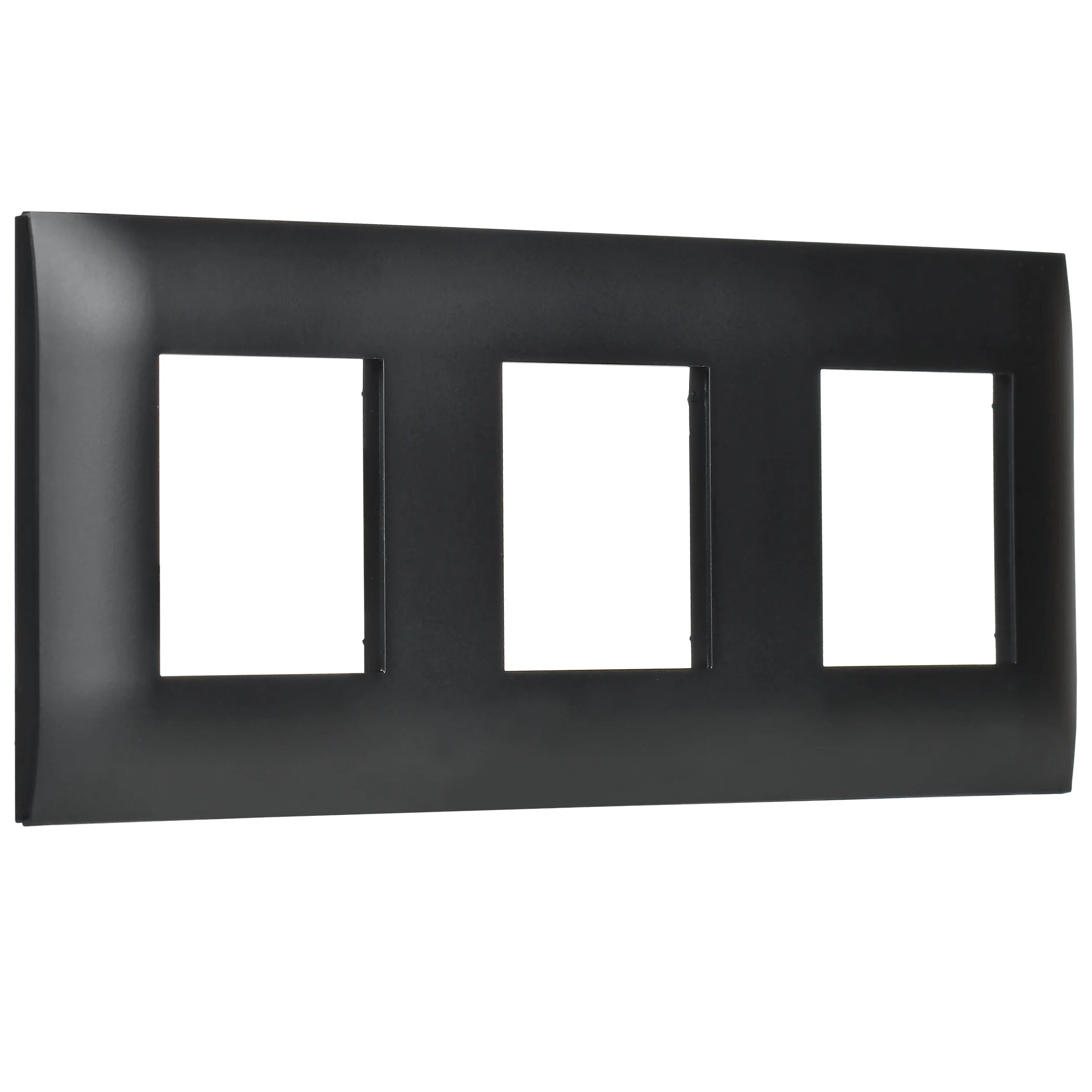 SKANDY Рамка 3-местная SK-F03Bl черный IEK - Фото 6