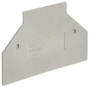 Разделитель для колодки клеммной CTS малый 6/10мм2 серый IEK YCT10-00-K03-006-PP