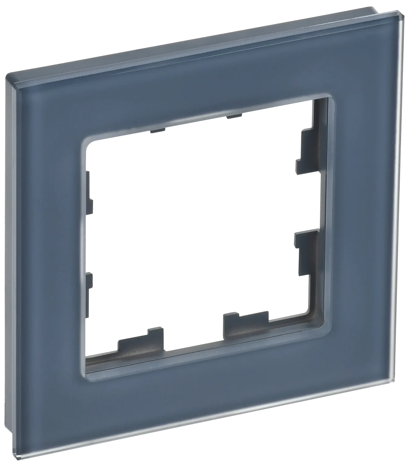 BRITE Рамка 1-местная РУ-1-2-Бр стекло маренго матовый IEK