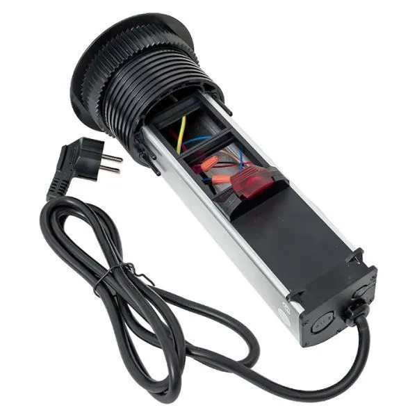 Встраиваемая мини-колонна с беспроводной зарядкой 15Вт, 6 модулей C-Line - Фото 6