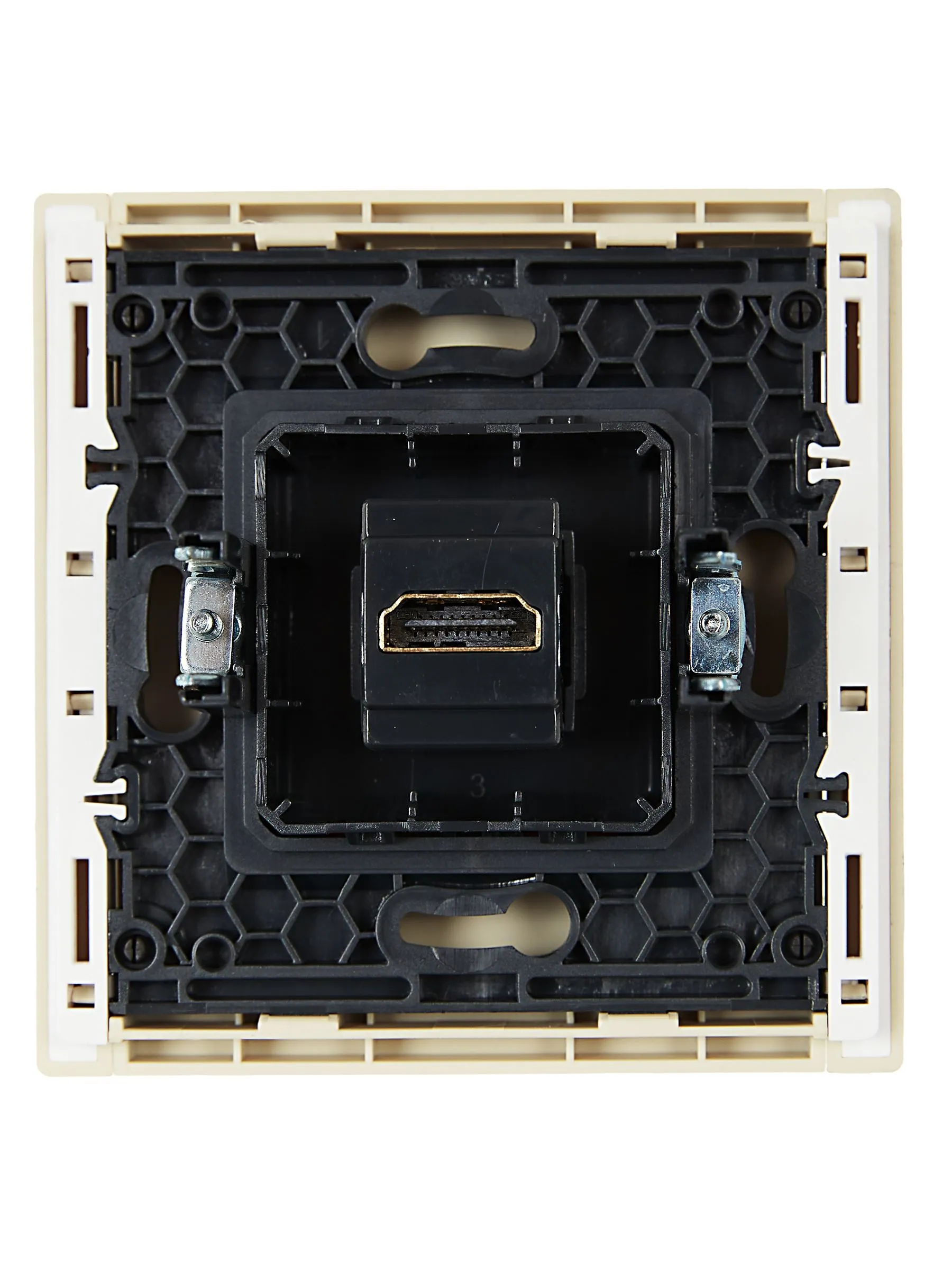 FORTE&PIANO Розетка HDMI FP440 ваниль IEK - Фото 3